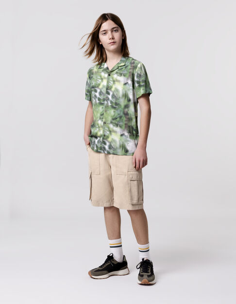 Bermuda RELAXED beige forme battle garçon - IKKS