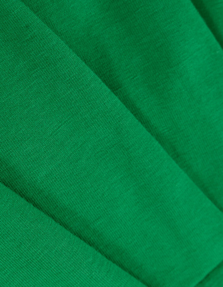 Vestido corto verde cinturón-7