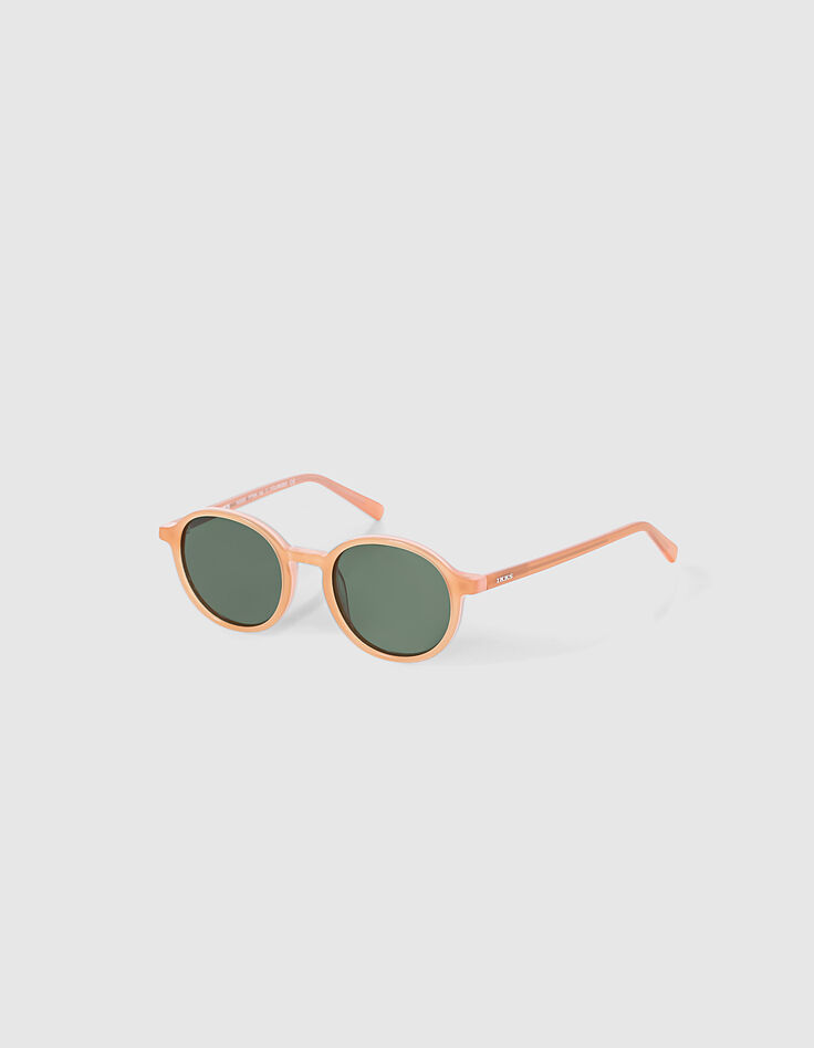 Aprikosenfarbene Sonnenbrille-1