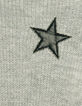 Grauer Damen-Strickpulli Ausschnitte Rock Sterne Perlen-7