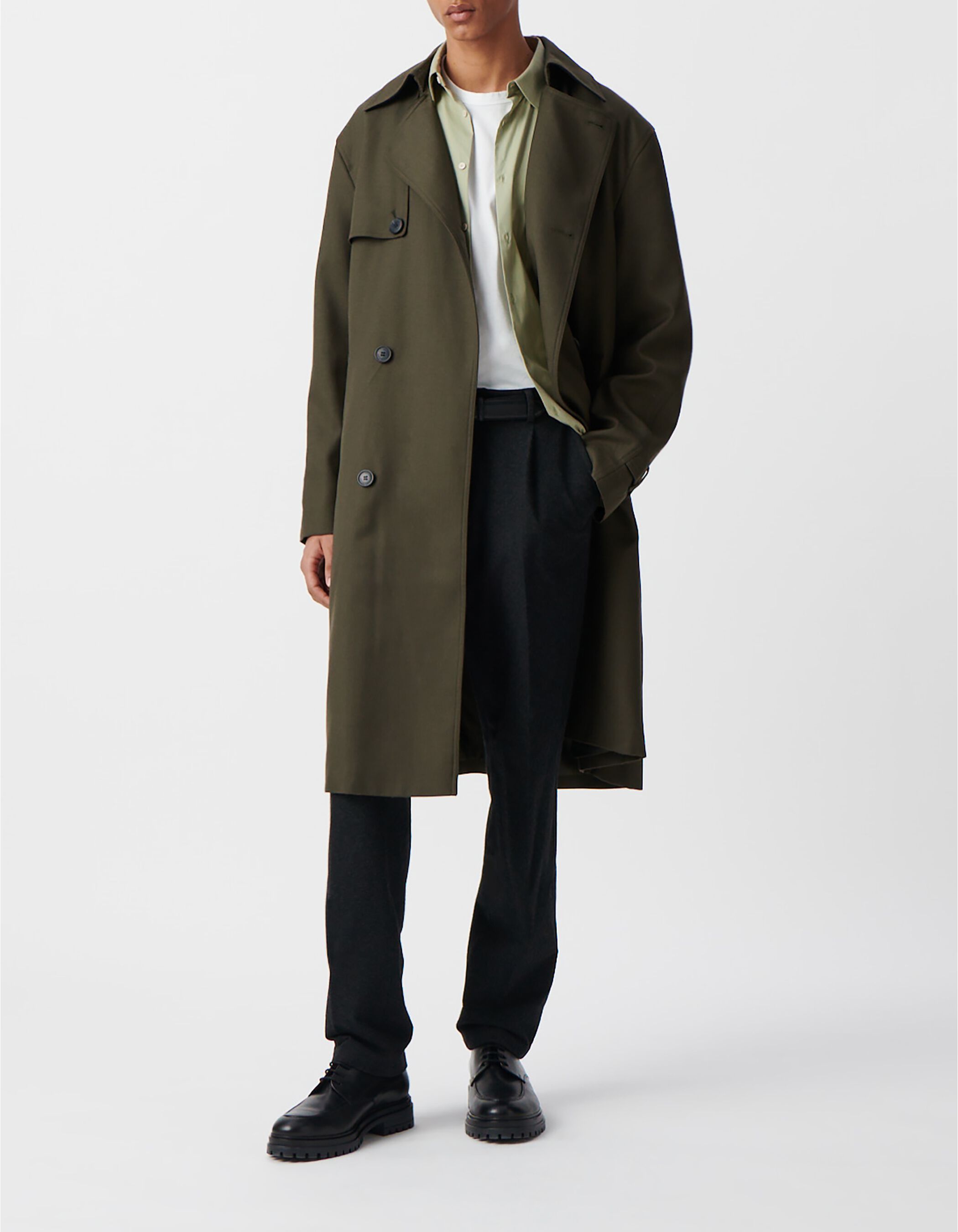 IKKS-TRENCH~LONG~LAURIER~HOMME