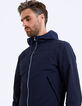 Men’s navy nylon sports jacket with red cords-4