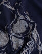 Totenkopf-T-Shirt aus Bio-Baumwolle f&uuml;r Damen, navy-6