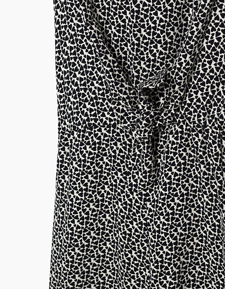 Combinaison-pantalon fluide à imprimé cœurs fille-6