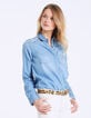 Camisa denim azul remaches estrellas joya mujer-2