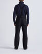 Men's black IKKS x DUVILLARD ski trousers with braces-4