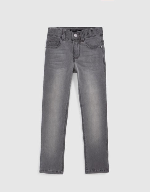 Jean SLIM gris ultra-résistant garçon - IKKS