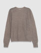 Women’s beige mohair-blend decorative cable knit sweater-6
