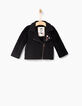 Baby girls' black cardigan-2