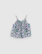 Top blanco roto estampado ikat rombos niña-1