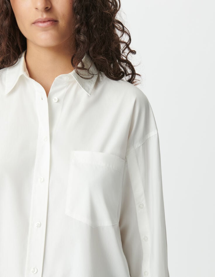 Weißes Oversize-Damen-Langarmhemd-4 Weißes Oversize-Damen-Langarmhemd-4
