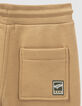 Boys’ camel joggers with textured details-8
