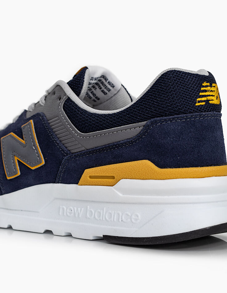 Tennis NEW BALANCE bleu et jaune Homme-4