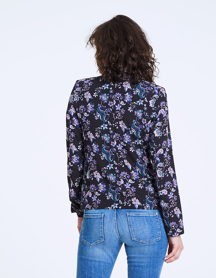 Women's Pacific Garden floral print crêpe jacket-3
