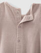 Parma Babymädchen-Sweatstoffkleid, Bio-Molleton, Prägung-5