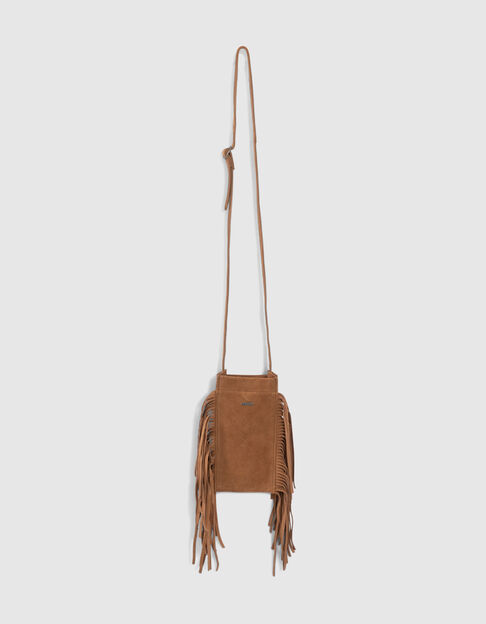 Camel smartphonetasje met franjes meisjes