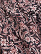 Zwart meisjesbloesje met bloemenprint-7