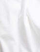 Girls&rsquo; off-white organic cotton T-shirt with rubber image-5