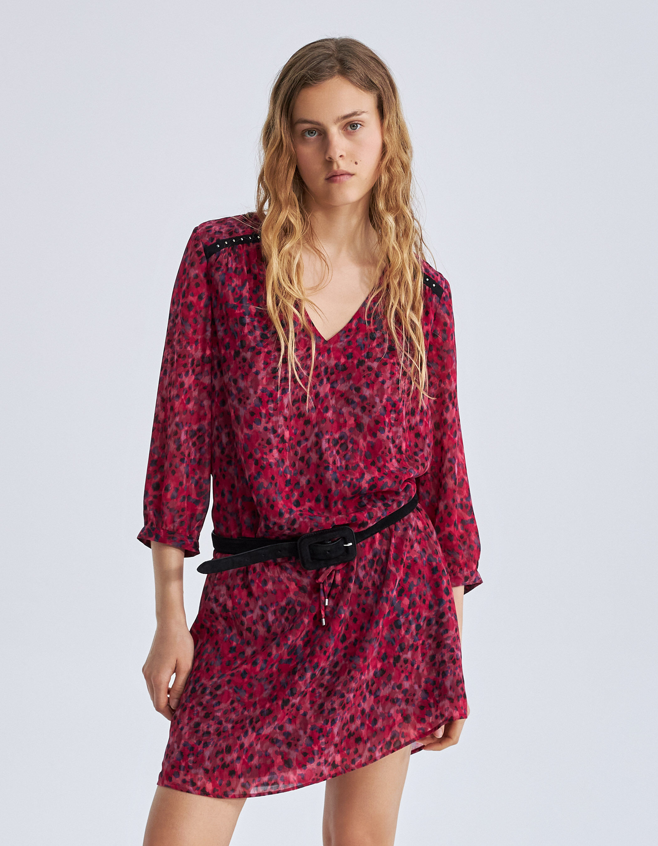 Ikks robe leopard hotsell