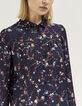 Chemise viscose et soie imprimé fleurs de cerisier femme-2