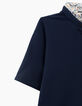 Men's navy polo shirt-2