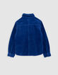 Sobrecamisa de pana azul de niño-5