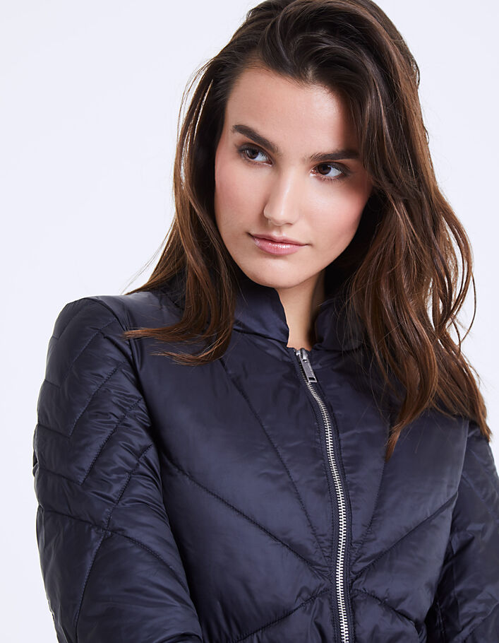 Coast Road Doudoune Legere Femme Doudoune Femme Noir Capuche Coast