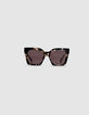 Braune Sonnenbrille Billy rosa Gläser-4