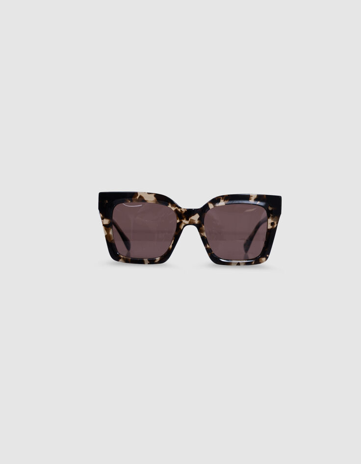 Braune Sonnenbrille Billy rosa Gläser-4