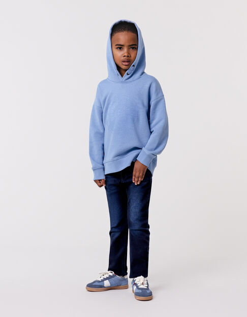 Blue black slim jeans sierstiksels army stripes jongens - IKKS