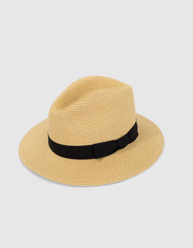 Chapeau d'été en raphia coloris naturel femme - IKKS