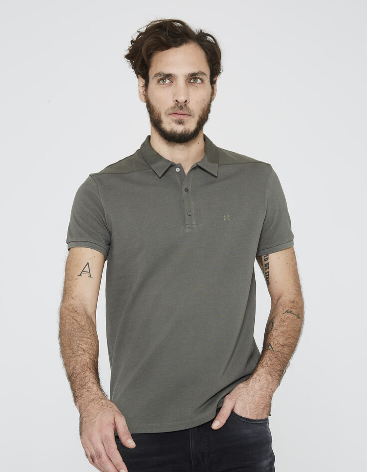 Polo caqui hombre-1