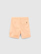 Bermudas chinos anaranjados niño-2