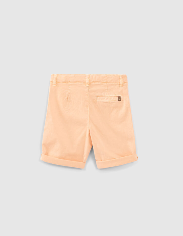 Bermudas chinos anaranjados niño-2
