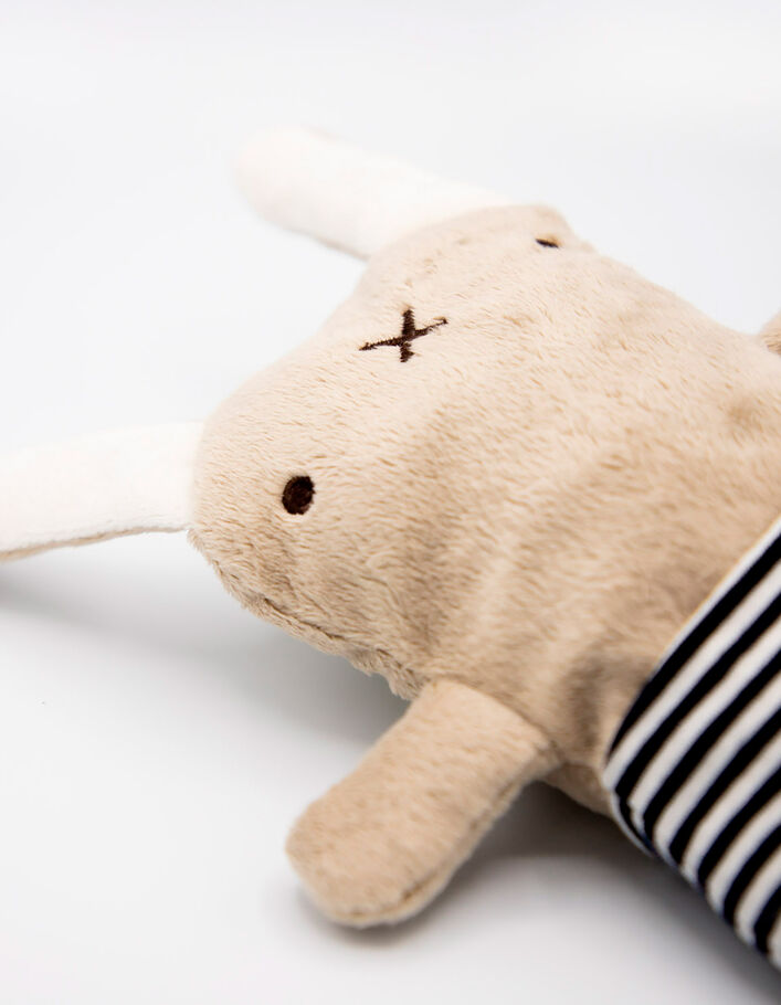 RAPLAPLA Small plush rabbit with striped leggings - IKKS