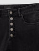 Zwarte flare jeans hoge taille dames-2