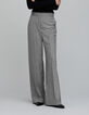 Zwarte Prince of Wales lurex damesbroek-3