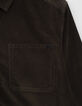 Boys’ khaki needlecord shirt-5
