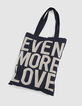 Marineblaue Damen-Totebag made in France-4