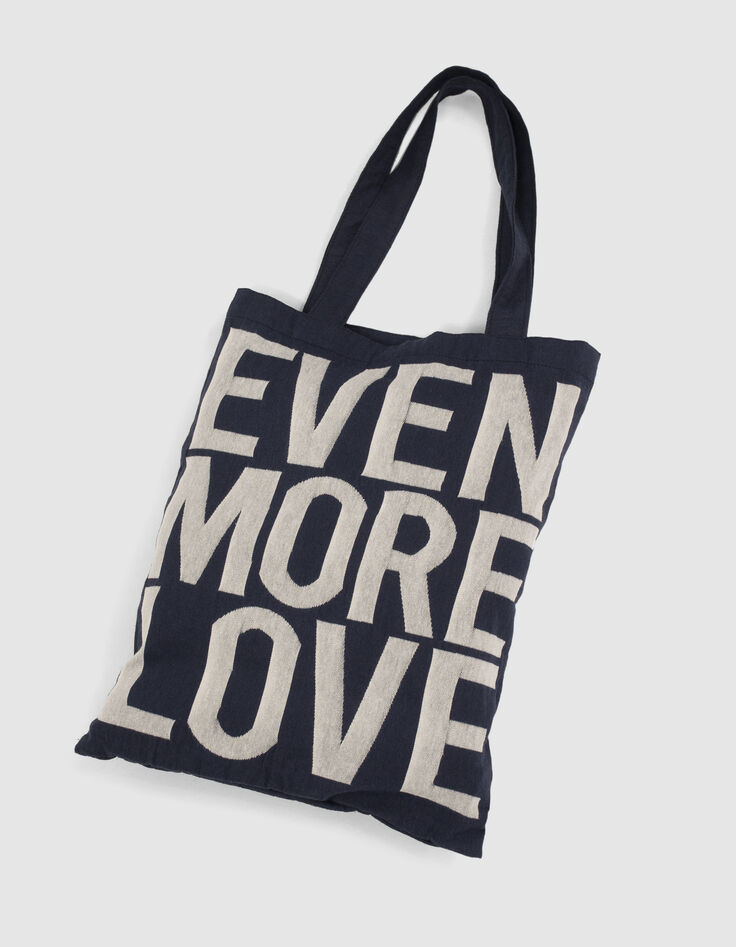 Marineblaue Damen-Totebag made in France-4