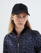 Women’s metallic jacquard short bomber jacket-4