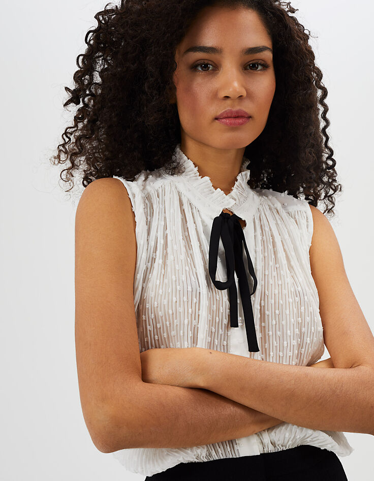 Combi short noir et blanc bi matière I.Code-3