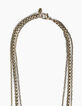 Sautoir perles blanc femme-3