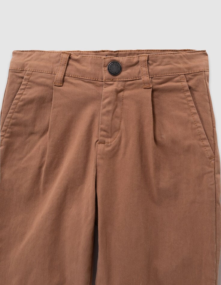 Blauwe loose chinobroek jongens-2 Blauwe loose chinobroek jongens-2