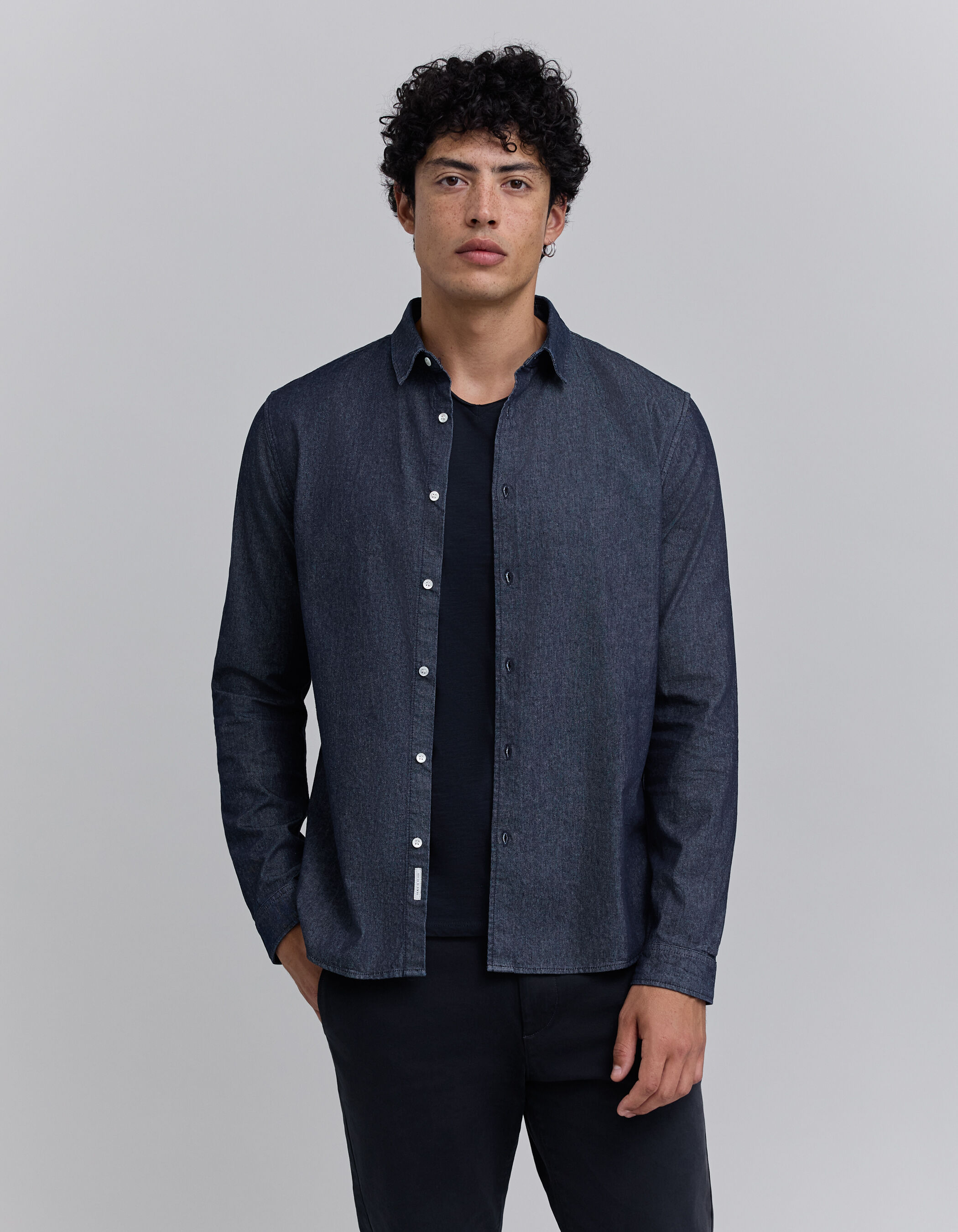 Chemise REGULAR en jean brut WATERLESS Homme IKKS