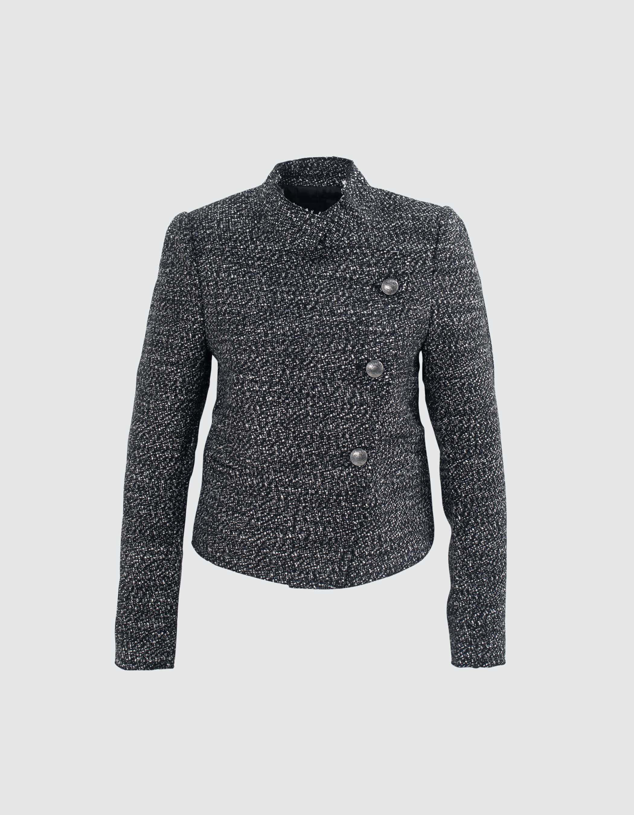 Tweed hotsell biker jacket