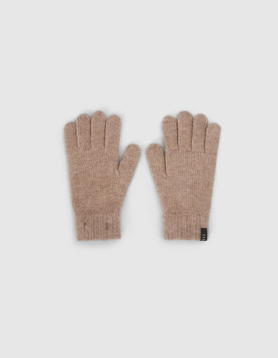 Beige Jungenstrickhandschuhe - IKKS