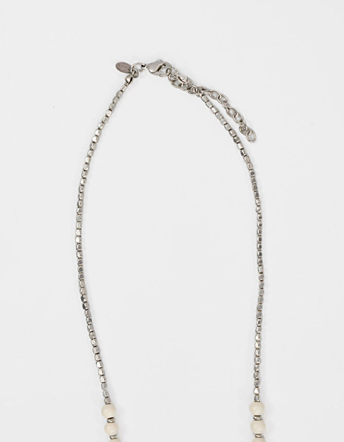Women’s tassel and bead long necklace - IKKS