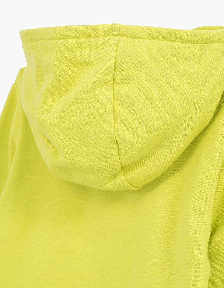 Sweat vert fluo IKKS relief et tête de dragon garçon-6