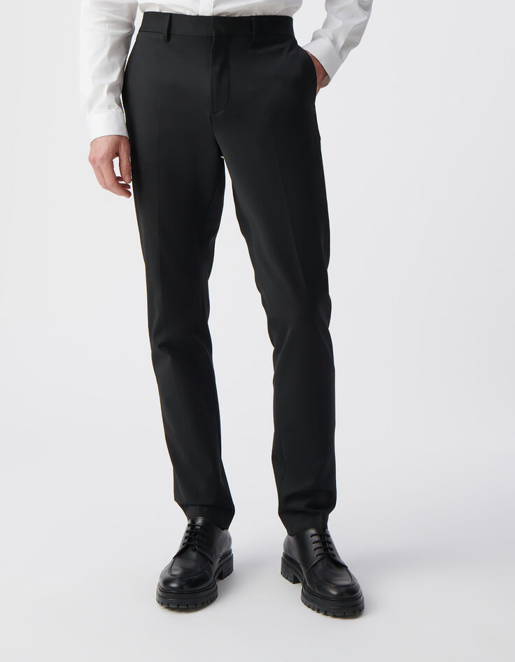 Pantalon de costume SLIM noir TRAVEL SUIT Homme-2